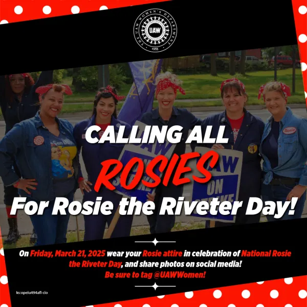 Rosie the Riveter Day Friday, March 21, 2025